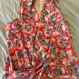 lululemon athletica Floral Tank Top - Red and Pink